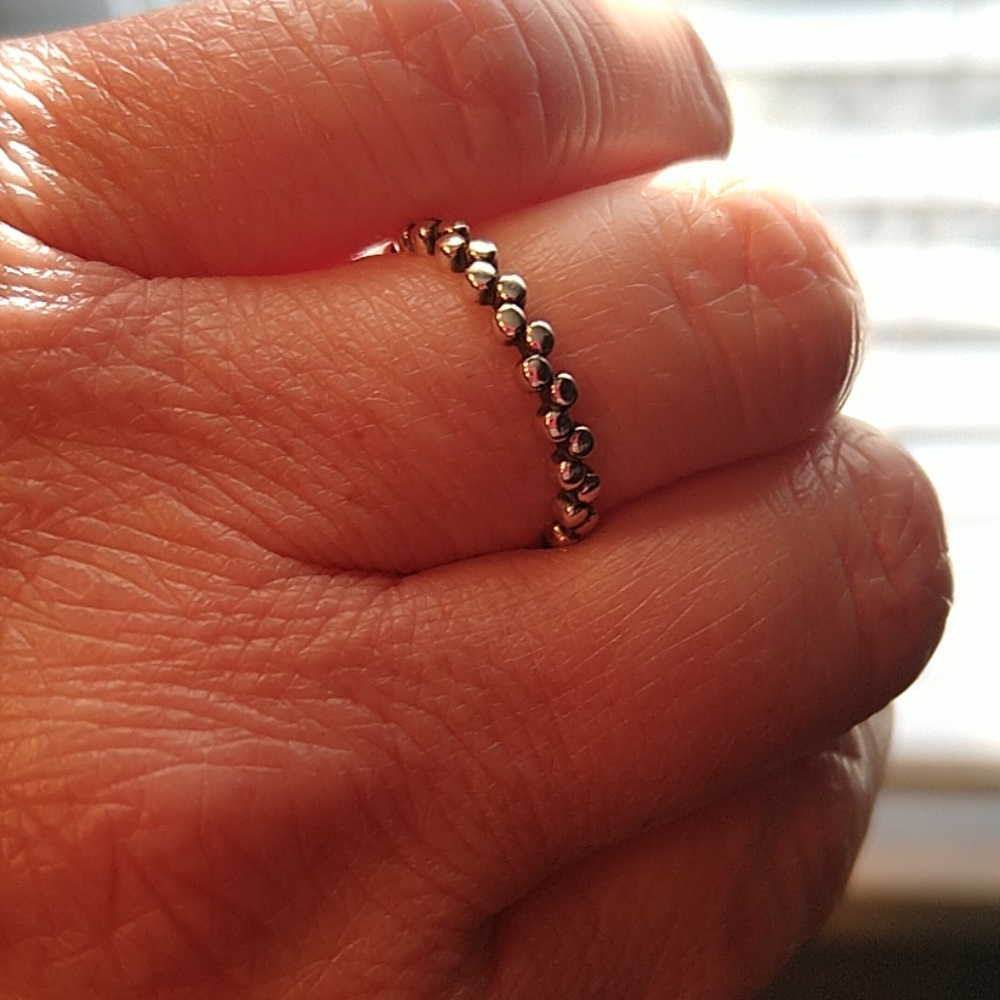 NEW 925 Silver Trendy Stackable Adjustable Rings - Picture 3 of 7
